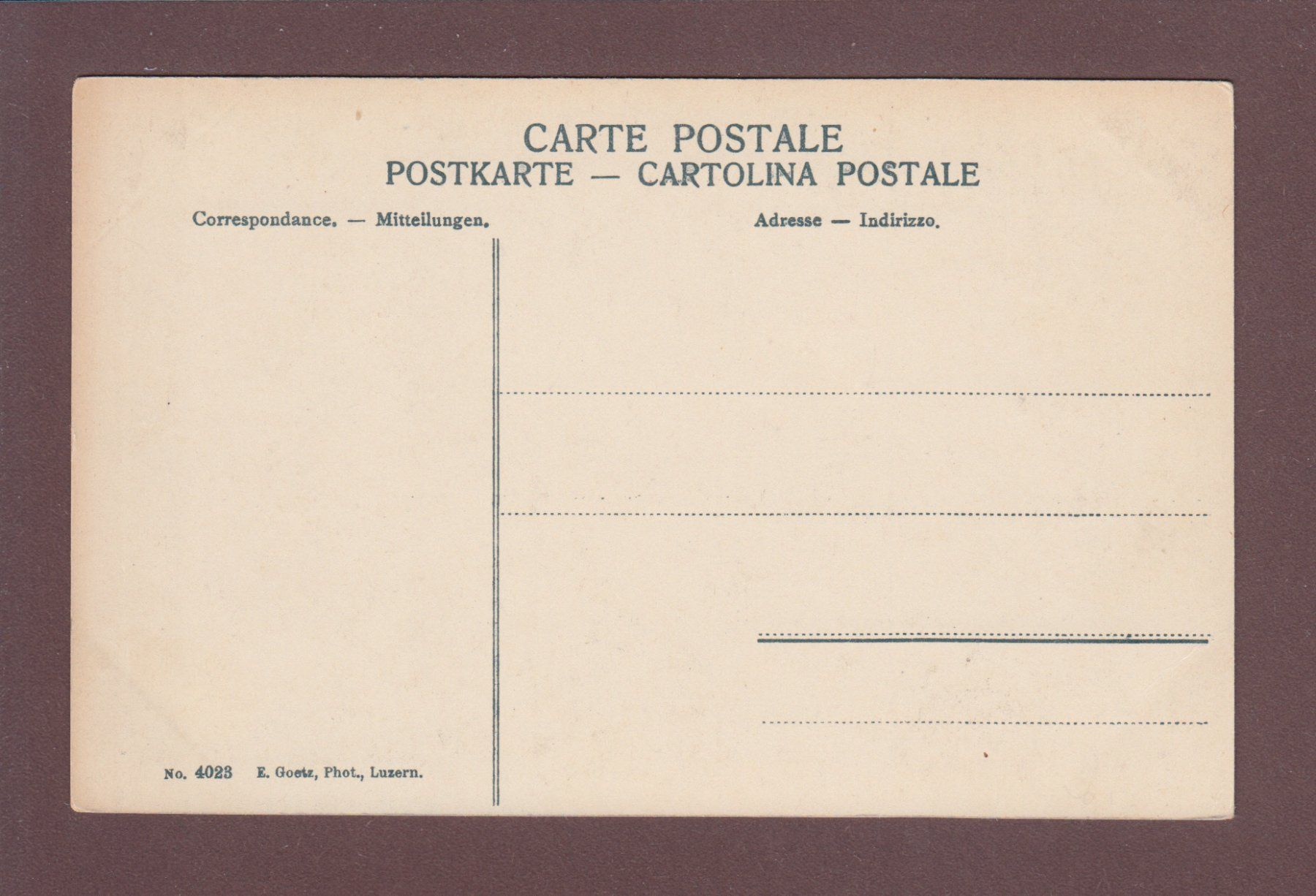 Cartoline postali: FLÜELEN - Mann - Boot - Bristenstock – Usato da Pully venduto da nicecards 1