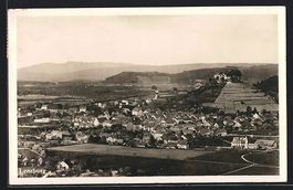 Lenzburg, Gesamtansicht mit Umgebung aus
