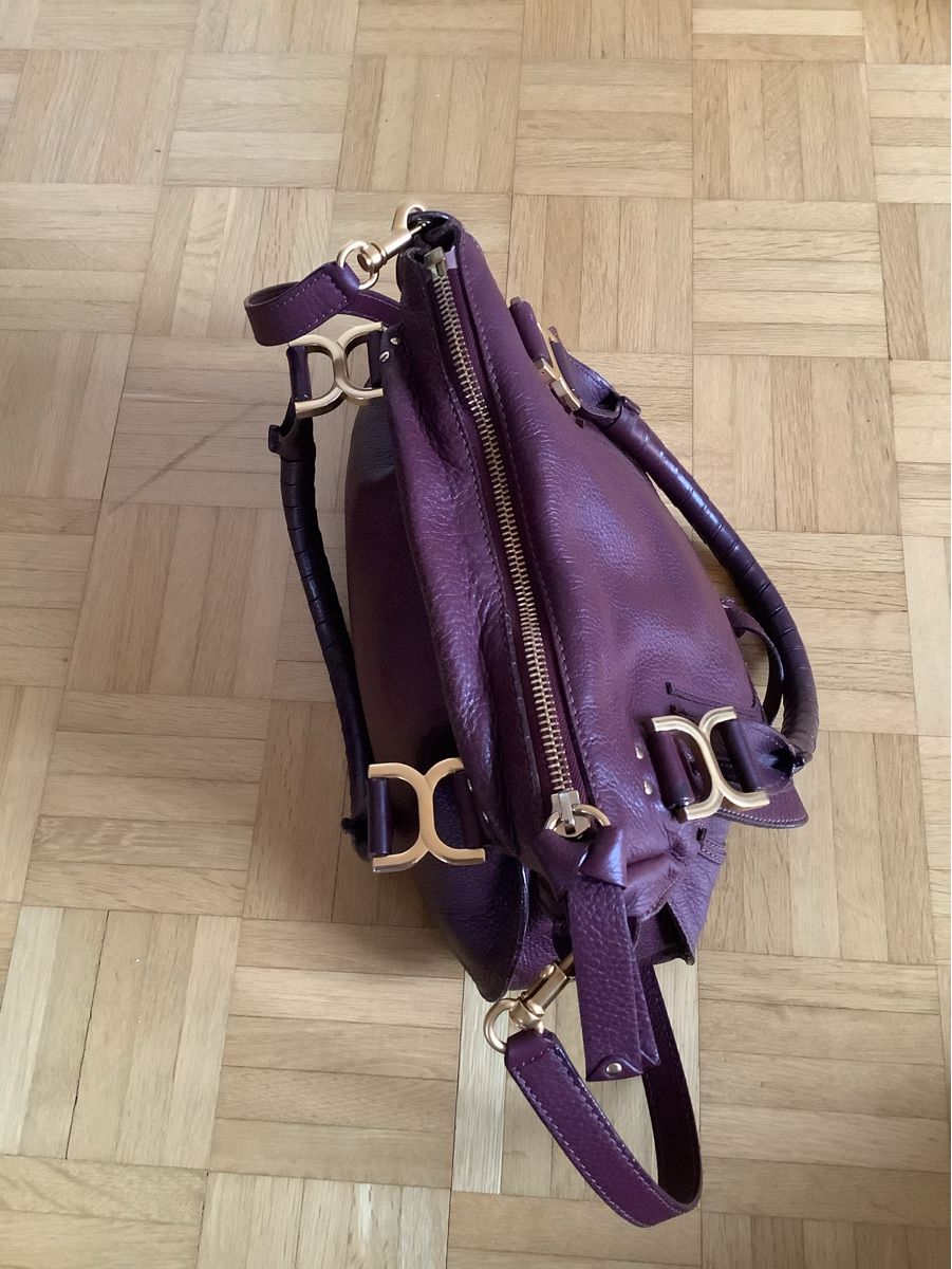 Chloé Taschen für Damen: Chloé Marcie Medium genarbtes Leder mit Umhängebändel – Gebraucht aus Stäfa von loveforeverlove 1