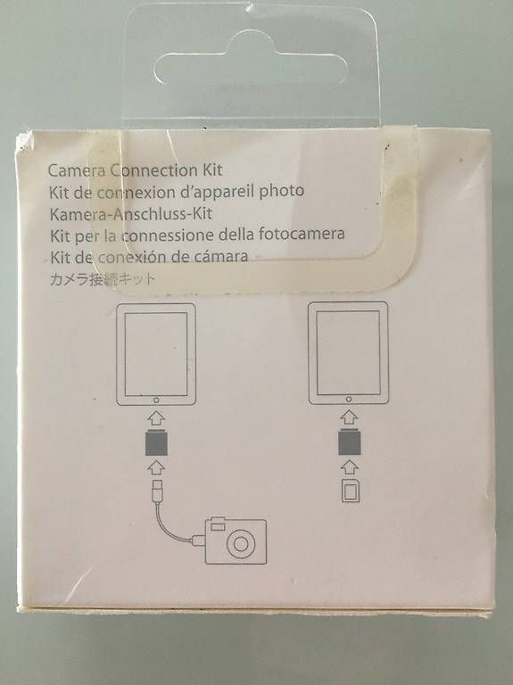 Apple Unità & Adattatore: Apple IPad Connection Kit Kamera-Adapter SD Karten Adapter – Usato da Lufingen venduto da slowflyer1 1