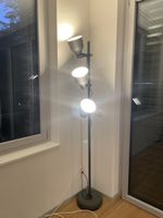 3-spot floor lamp, dark grey