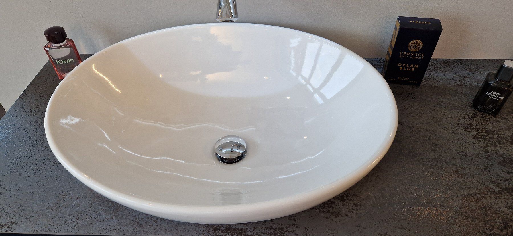 Mobili per bagno: Waschtischkombination Hochglanz lackiert azzurretto – Nuovo (secondo la descrizione) da Niederbipp venduto da Trude04 5