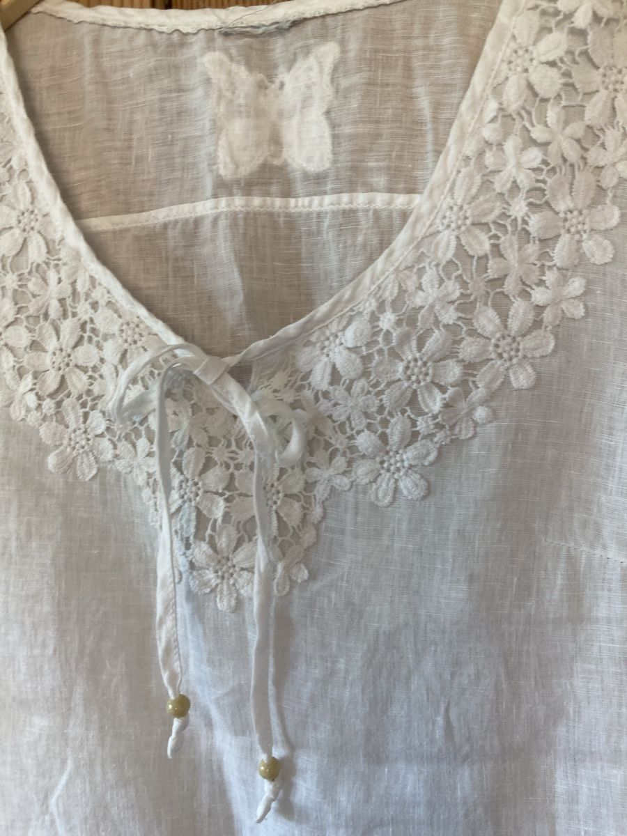 Blusen: Weisse Leinenbluse 40 – Gebraucht aus Schaffhausen von christamawe 1