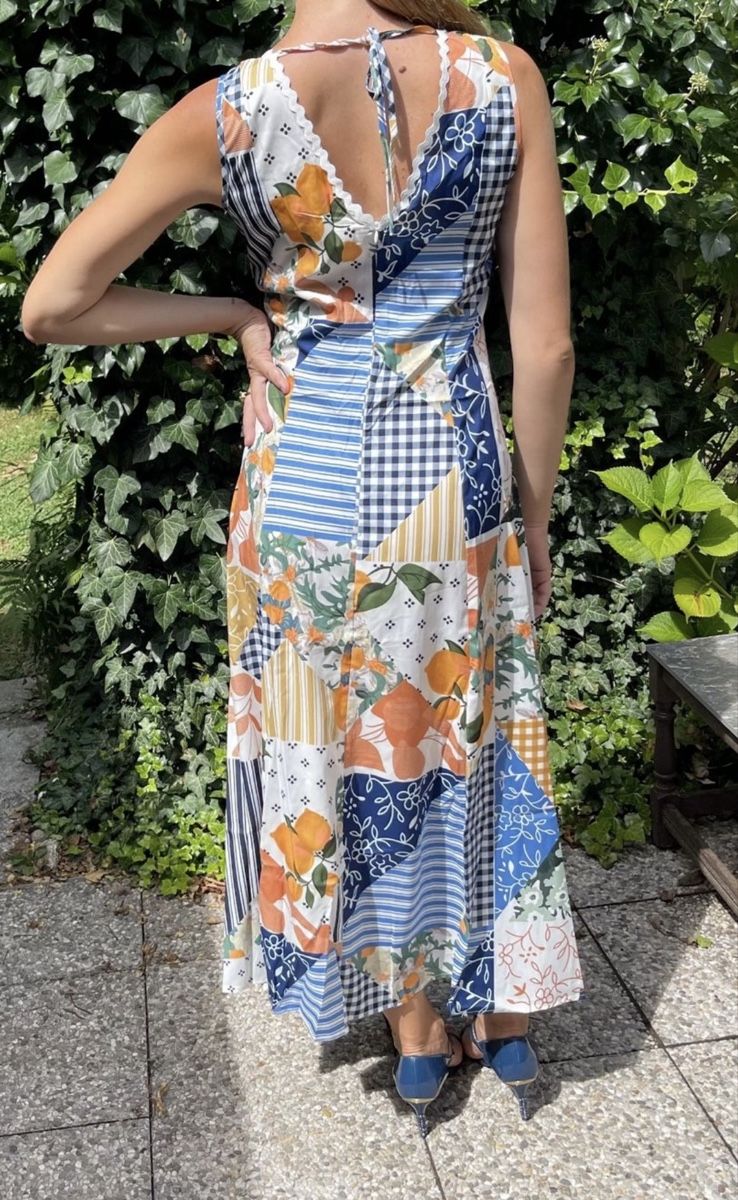 Vestiti: Maxi Abito da cocktail-multicolore-tgM/L-nuovo – Nuovo e nell'imballaggio originale da Gordevio venduto da LanaZimm 7