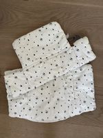 Stokke Kissen weiss mit dunkelblauen Motiven