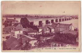 Mauves (L.-A.) - Vue sur le Port et le Pont