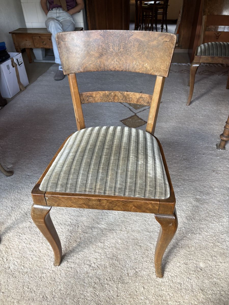 Stühle: 2 Stühle Antik Biedermeier  – Gebraucht aus Zürich von Schmudla