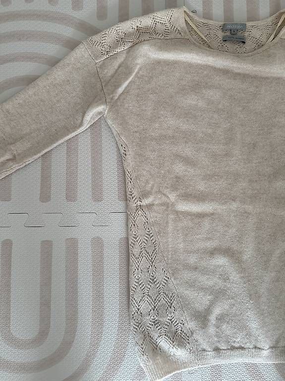 Maglioni & Felpe: 100% Kaschmir Pullover beige – Usato da Sargans venduto da jenabek 2