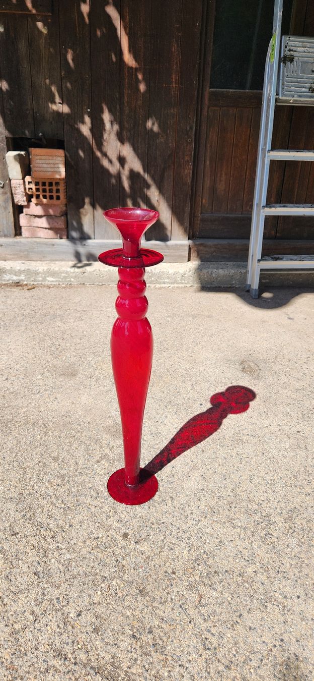 Portacandele: Kerzenstender aus Glas – Usato da Bonfol venduto da mai_p9rx 2