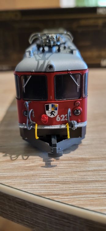 Bemo 1258106 - RhB Ge 4/4 II 612 Thusis grün