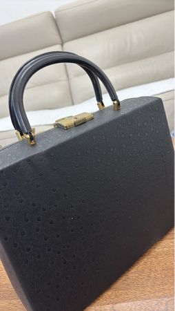 Elegante Vintage Handtasche, Schwarz, Top Zustand!👜