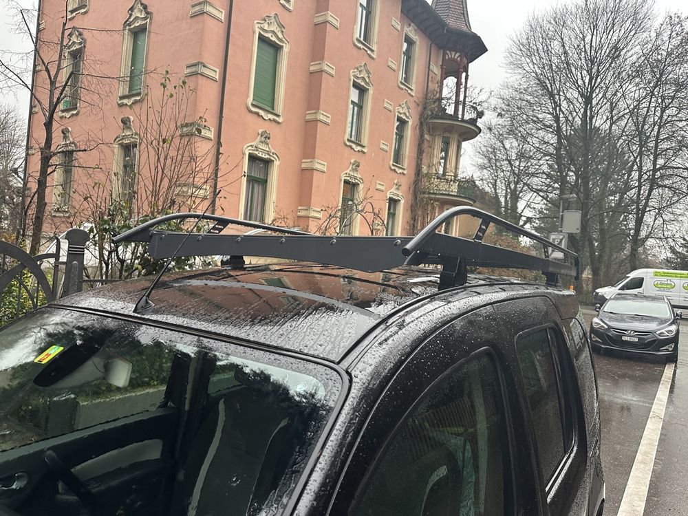 RIDIGO Stahl Dachträger Für Renault Kangoo 2 - 120cm Mit 75kg Traglast