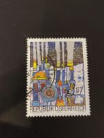 Briefmarke Österreich 7 Schilling Hundertwasser 2000