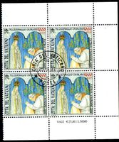 VATIKAN WORLD TRAVEL PAPST JOHANNES II 4ERBLOCK 2001 - 2A29