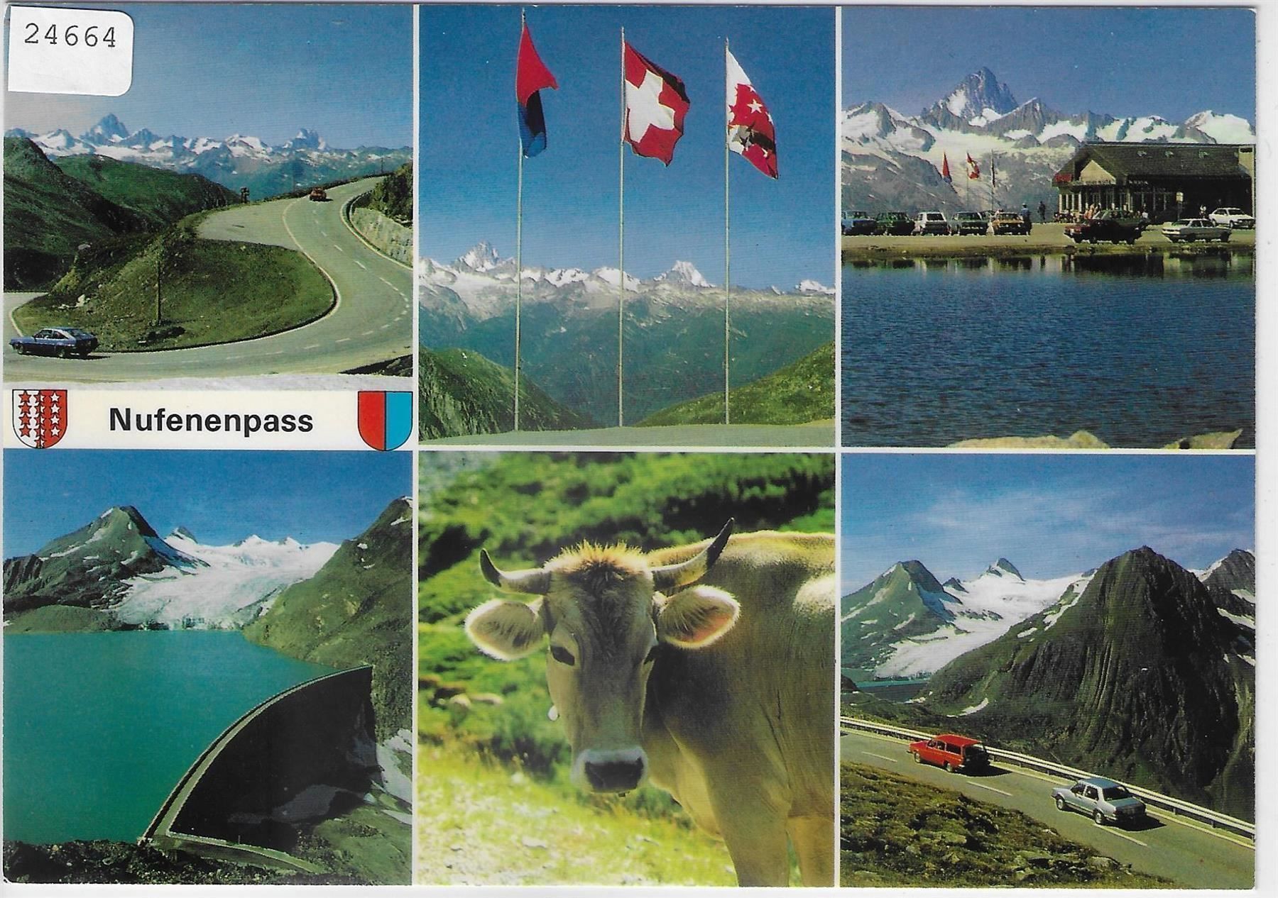 Cartes postales: Nufenenpass - Multiview – Antique à Ettingen par Kartenplanet