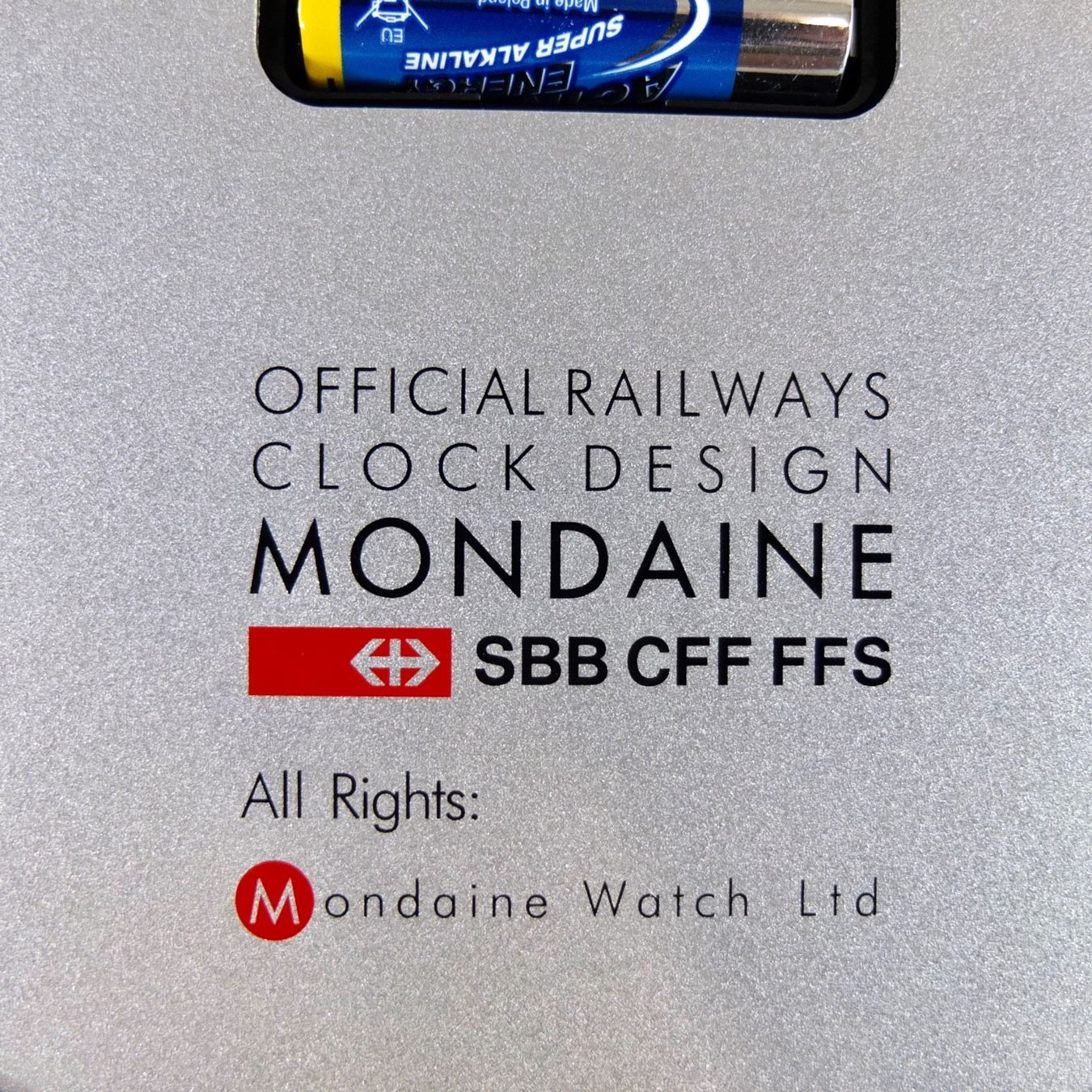 Mondaine Orologi da terra & Orologi da parete: Mondaine SBB CFF FFS Wanduhr – Usato da Basel venduto da Brocki-auf-dem-Wolf 7
