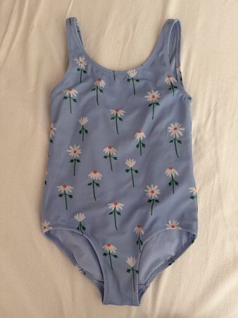 Arket kids Badeanzug Blumenmuster Hellblau Grösse 98/104 2-4