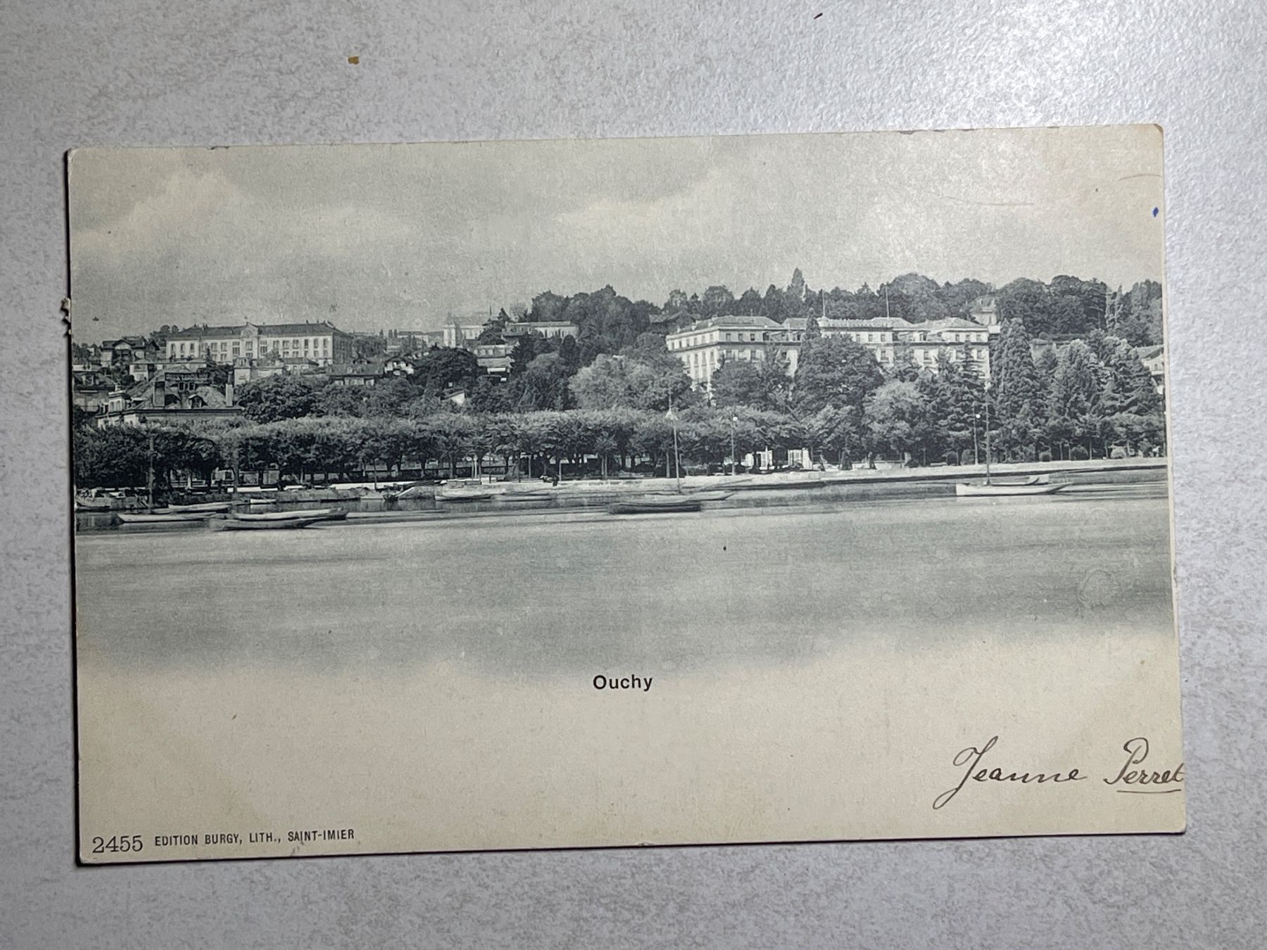 Cartoline postali: Ouchy, Laussanne – Usato da Strengelbach venduto da Aschatan5