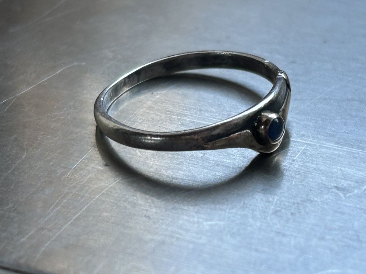 Anelli: Silberrring swing lapislazuli & gold – Usato da Dittingen venduto da Bellevista 4