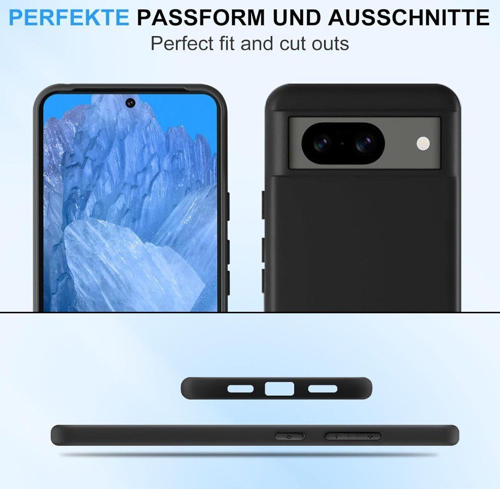 Google Cover & Protezioni schermo: Google Pixel 8A Hülle Case black matt TPU dünn weich – Nuovo e nell'imballaggio originale da Rorschacherberg venduto da elektrofreak 3