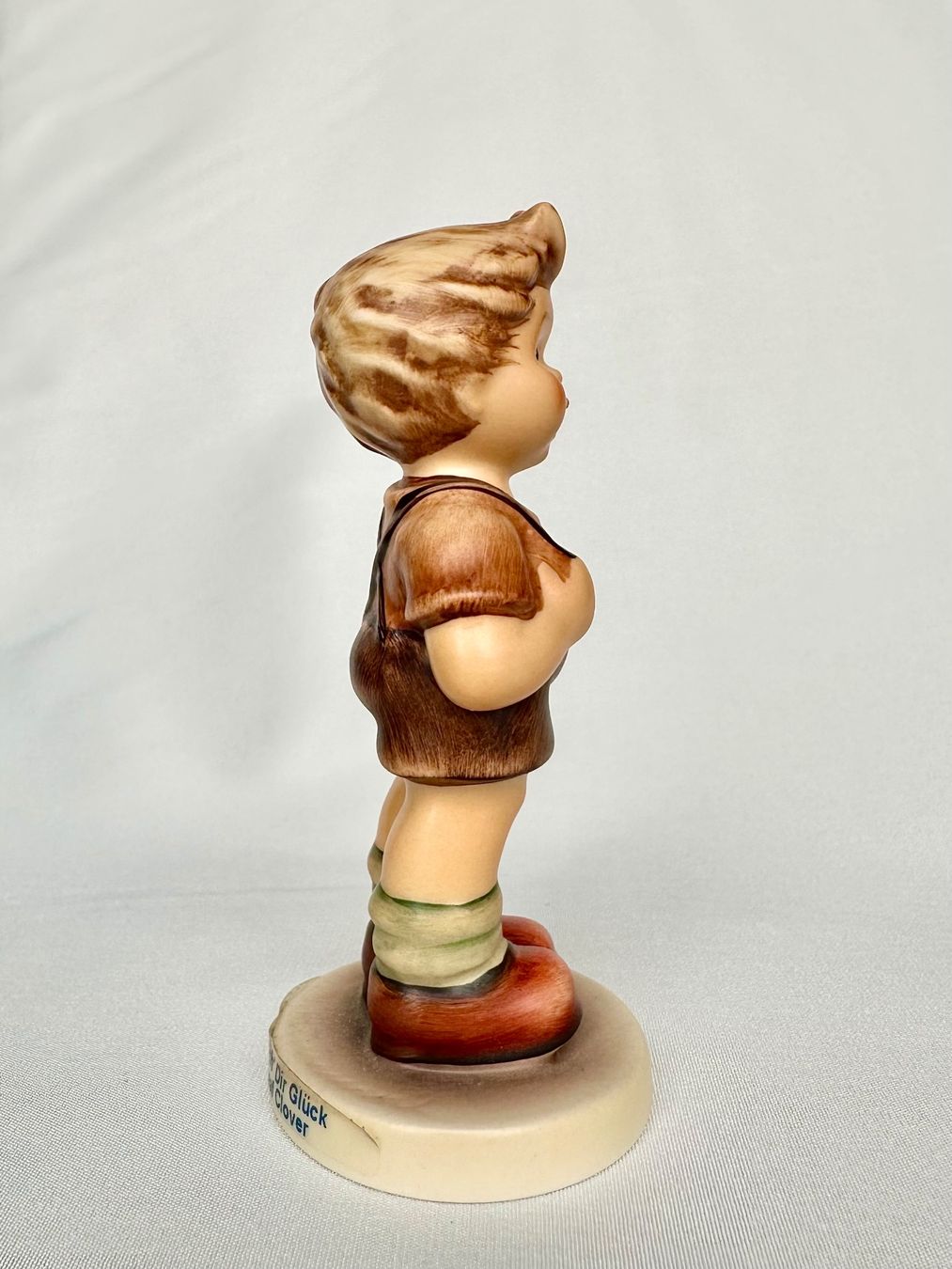 Hummel Statuette: Goebel Hummel Figur Junge "Ich wünsch' Dir Glück" – Usato da Steinen venduto da SputnikSweetheart 4