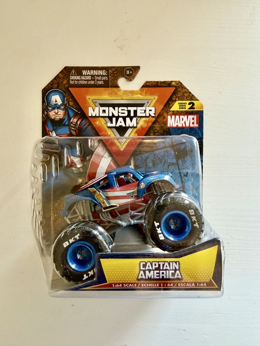 Marvel Giocattoli: Monster Jam Marvel Captain America – Nuovo e nell'imballaggio originale da Oberembrach venduto da theZaz