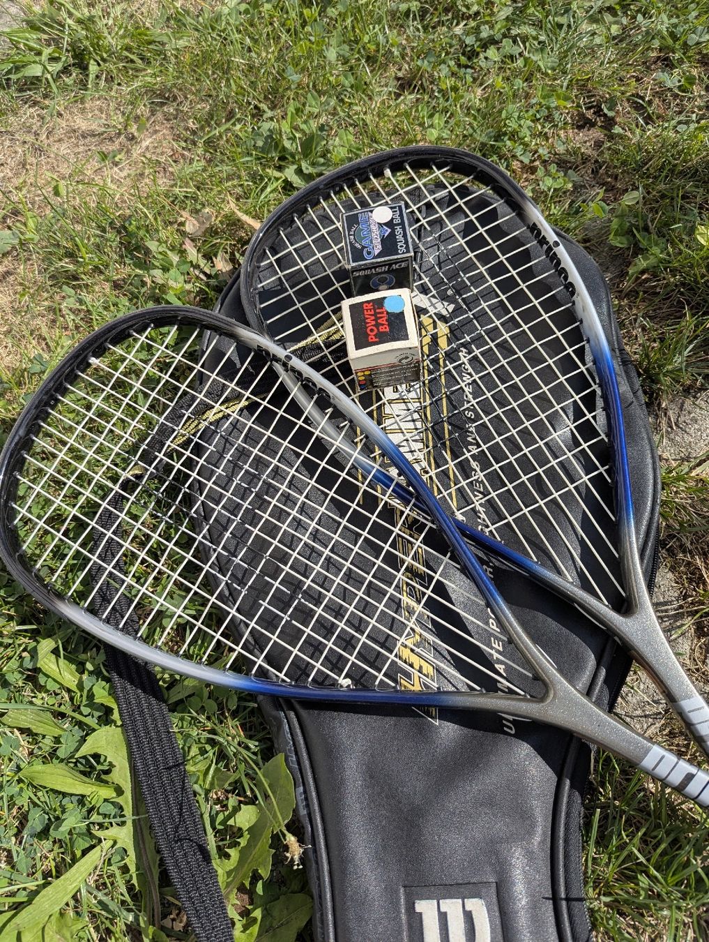 Racchette: 2x Prince Squash Schlaeger mit Tasche – Usato da Leuzigen venduto da Johannes7 1