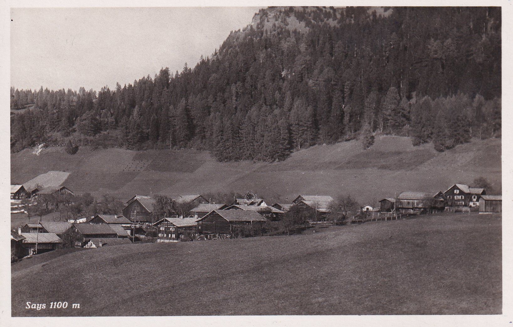 Cartes postales: Says   GR    1'100 m. – D'occasion à Brig par Valcards54