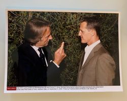 Grosses Foto M. Schuhmacher & Luca di Montezemolo 1983