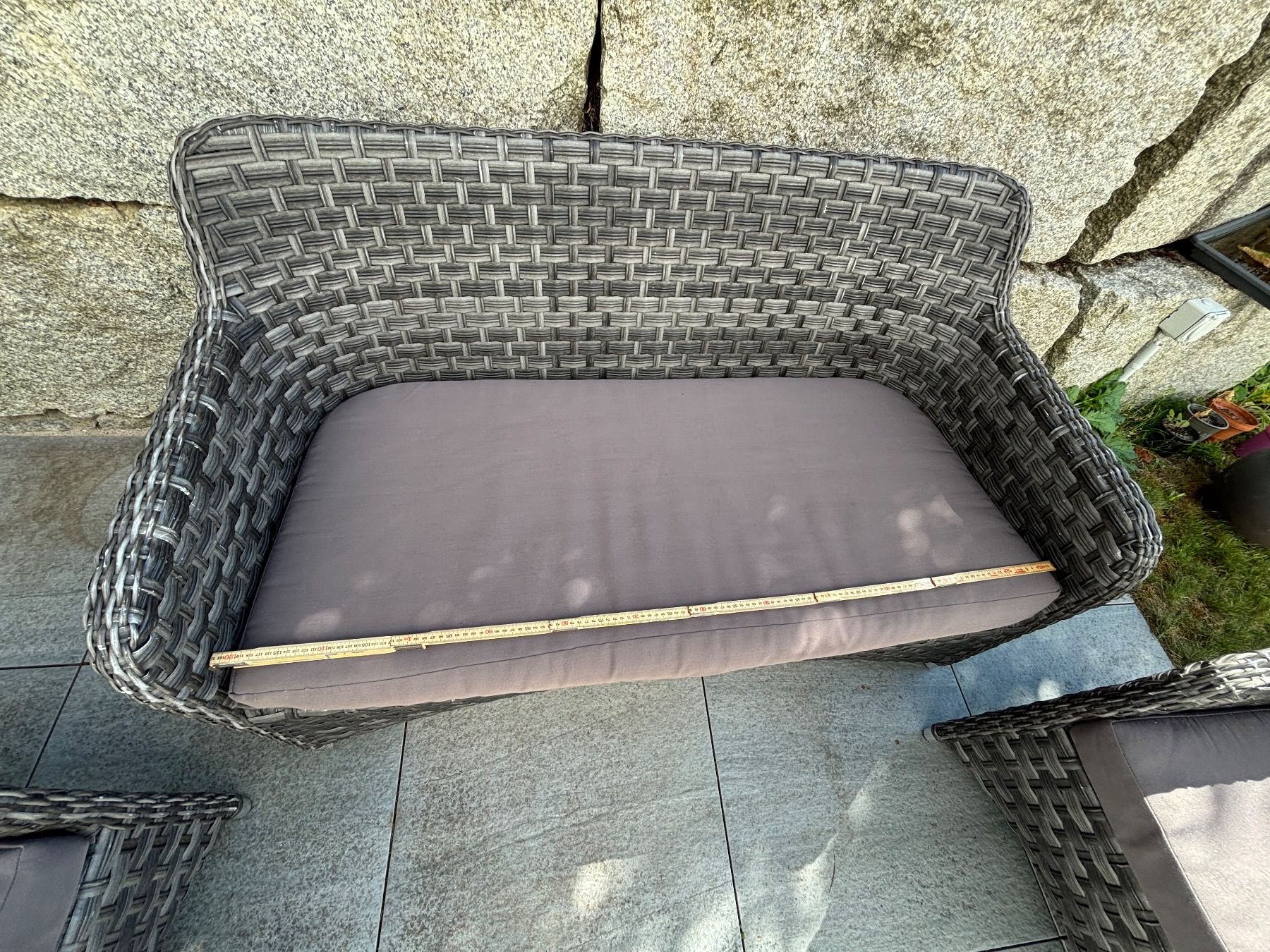 Poltrone: Polyrattan Lounge-Set (Sofa & 2 Sessel ) – Usato da Wohlen AG venduto da Rocker99 4