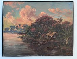 José YÉPEZ ARTEAGA (1898 Quito) - Rio Magdalena - Kolumbien!