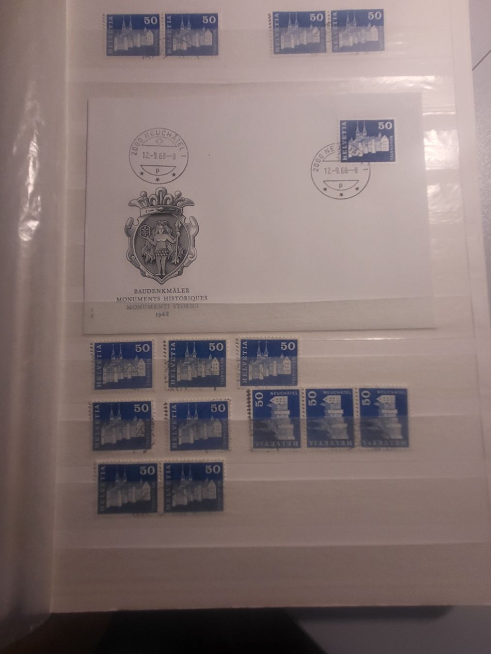 Tutti i francobolli: Briefmarken-Sammlung Schweiz, – Usato da zollbrück venduto da tulteim 9