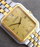 Bucherer Damenuhr, Stahl/Gold, Vintage Klassiker!