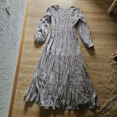 COLLEZIONE Flieder Blumen Frühling/Sommerkleid Gr: S