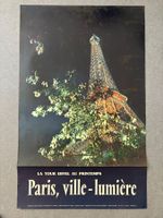 Original Vintage Poster - Paris, ville-lumiere