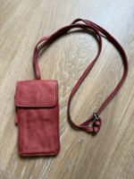 Pochette bandoulière téléphone cuir vieux rose Bull & Hunt