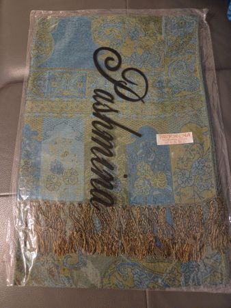 NEU Wunderschön 70x180cm Stola/ Schal 55% Pashmina 45% Seide