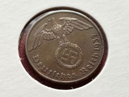 Drittes Reich 2 Reichspfennig 1937 A (Berlin) unz