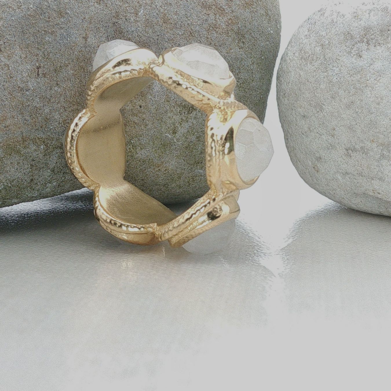 Olga Ribler Bagues: Memory Mondstein Silber Ring 925 Grösse 55 – Neuf (Voir description) à Luzern par Schmuckoutlet 5