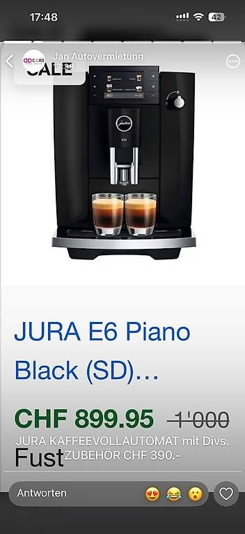 Macchine per caffè & Macchine per espresso: KAFFEEVOLLAUTOMAT – Usato da Birsfelden venduto da nik_zs8n