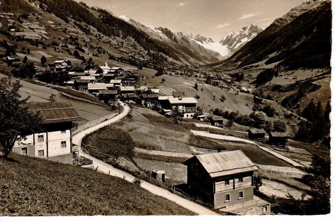 Ansichtskarten: Lötschental - Ferden  1957 – Gebraucht aus Wolhusen von Curver9