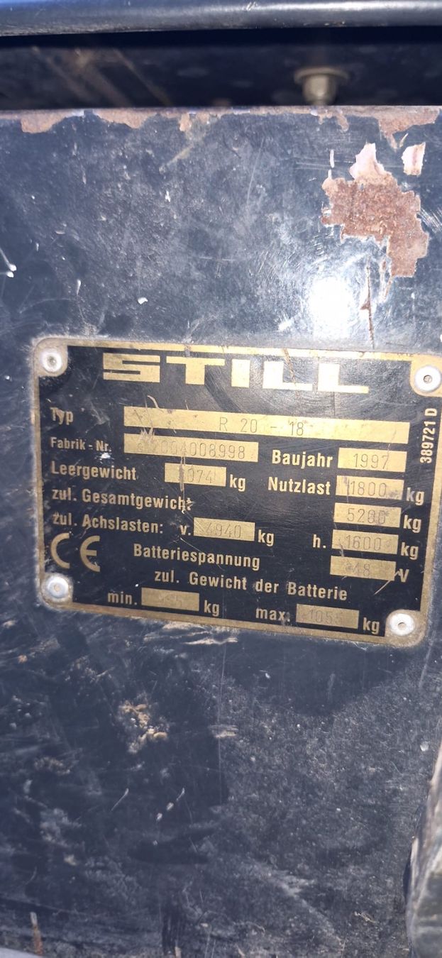 Still Carrelli elevatori e a forche: Stapler STILL – Usato da möhlin venduto da platzsimo 8