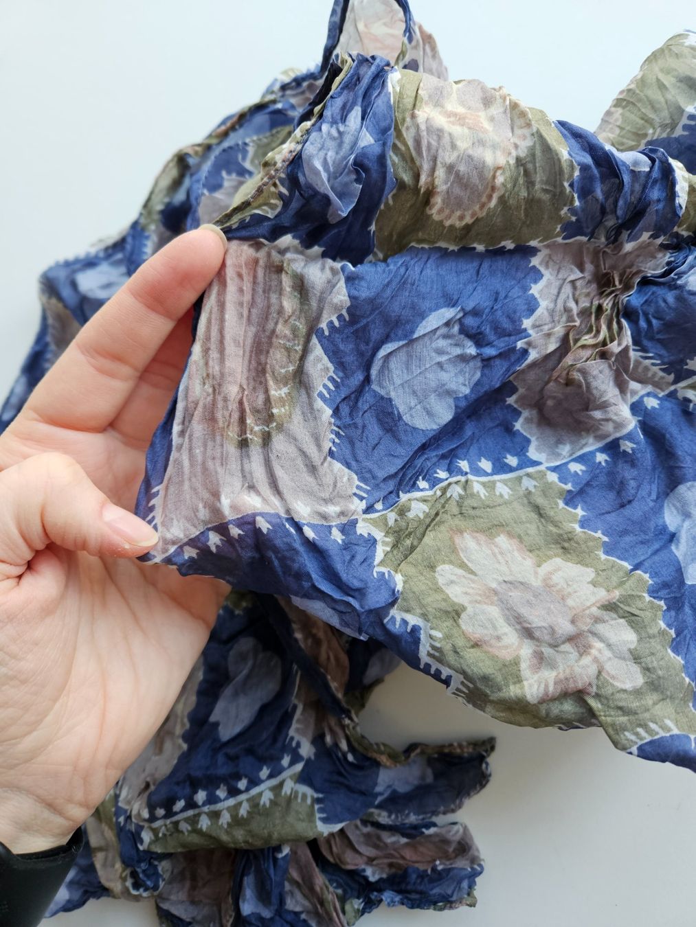 Foulards, Tücher & Schals: Halstuch blau/oliv – Gebraucht aus Schaffhausen von sabrina915 2