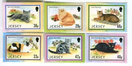 Briefmarken "Katzen". Jersey