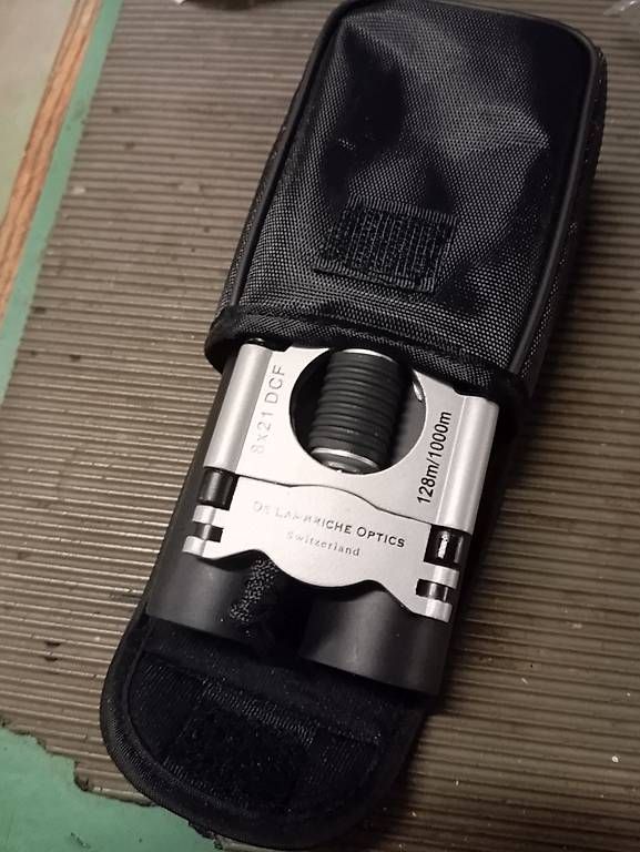 Binocoli: De Lambriche 8x21 DCF Fernglas mit Tasche – Usato da Basel venduto da Petergunn 2