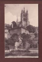 LAUSANNE - Place de la Madeleine - Cathédrale - 1914