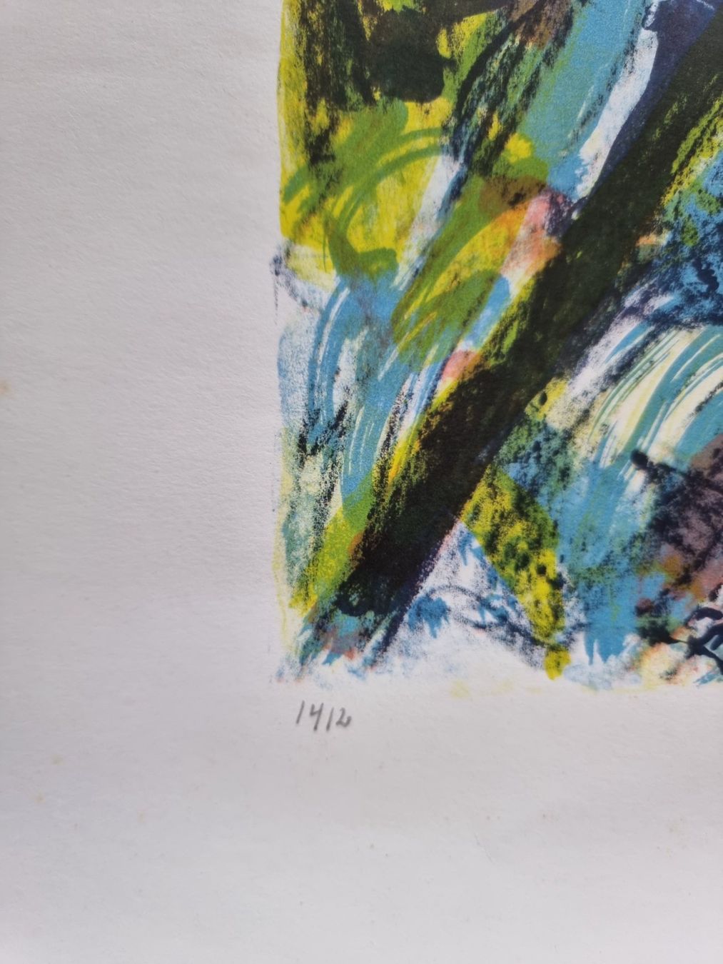 Grafica & Litografie: HANS STOCKER LITHOGRAPHIE SIGNIERT NUMMERIERT – Usato da Gersau venduto da grafik-kunst 5