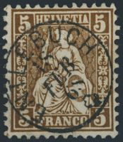 LU Entlebuch - Voll Stempel - Sitzende Helvetia