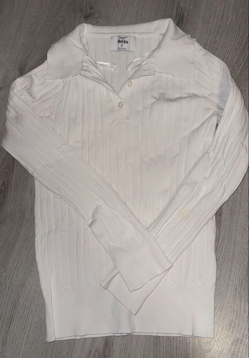Blusen: Bluse weiss Grösse S  – Gebraucht aus Willisau von aid_v56b