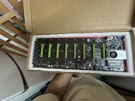  BTC-D37 V5.0Y Mining Mainboard  Neu & OVP 